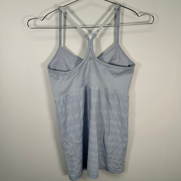Lululemon Y-back‎ Light Blue Tank Top 10 - Picture 3 of 5